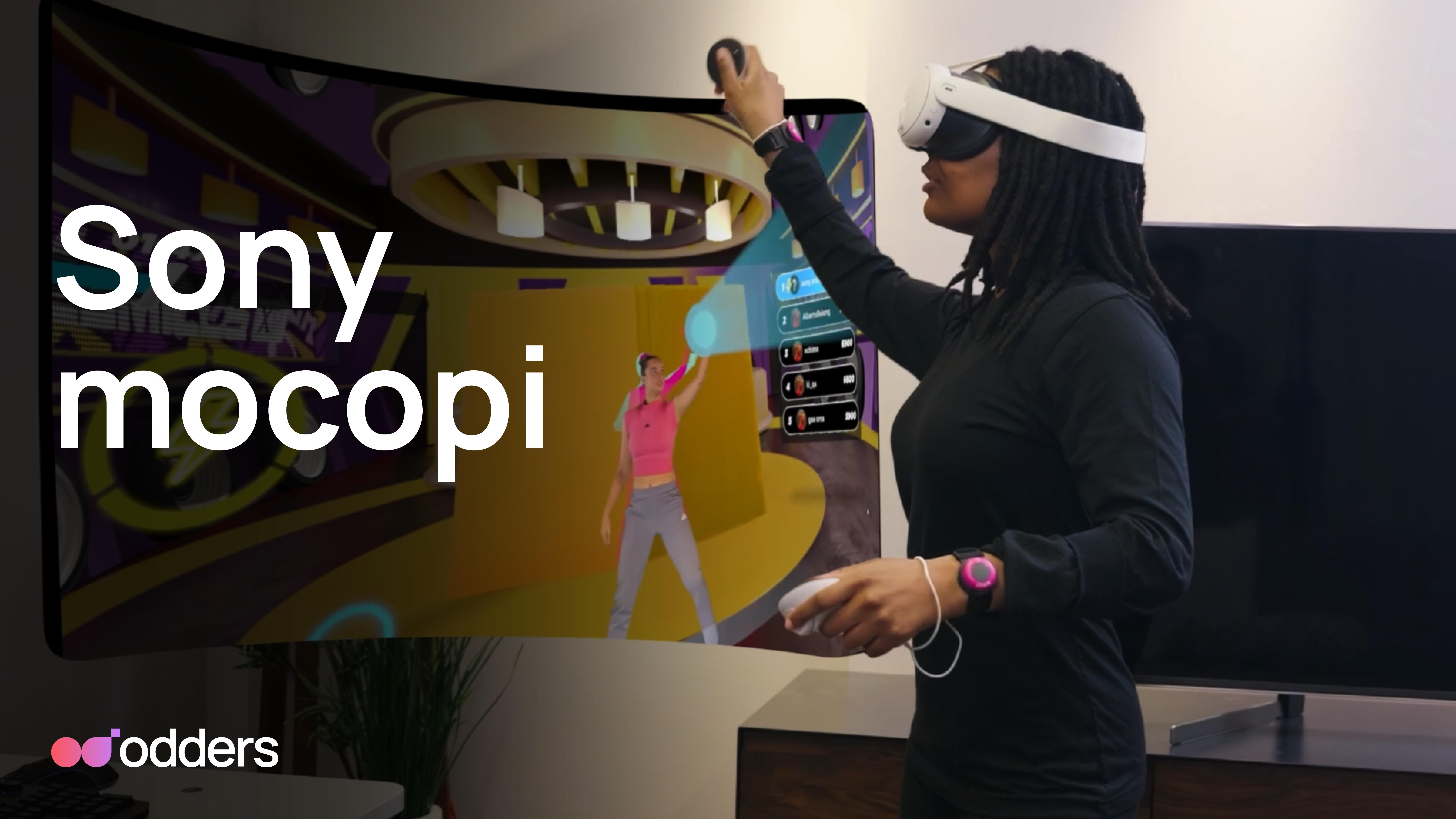 Sony mocopi full-body tracking in LES MILLS XR DANCE